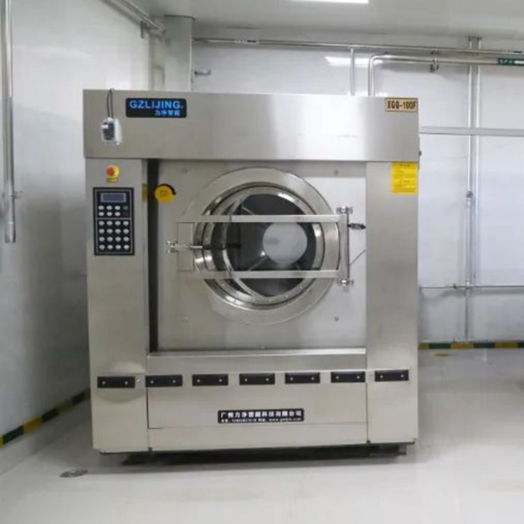 
		工廠采購100公斤工業洗衣機為員工解決衣物布草洗滌
		